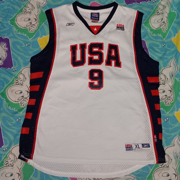 2004 Lebron James USA Olympics Vintage Swingman Basketball Jersey Authentic - Picture 1 of 9